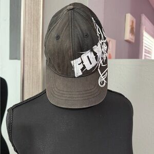Fox Racing Flex Fit Hat Black Youth XL.